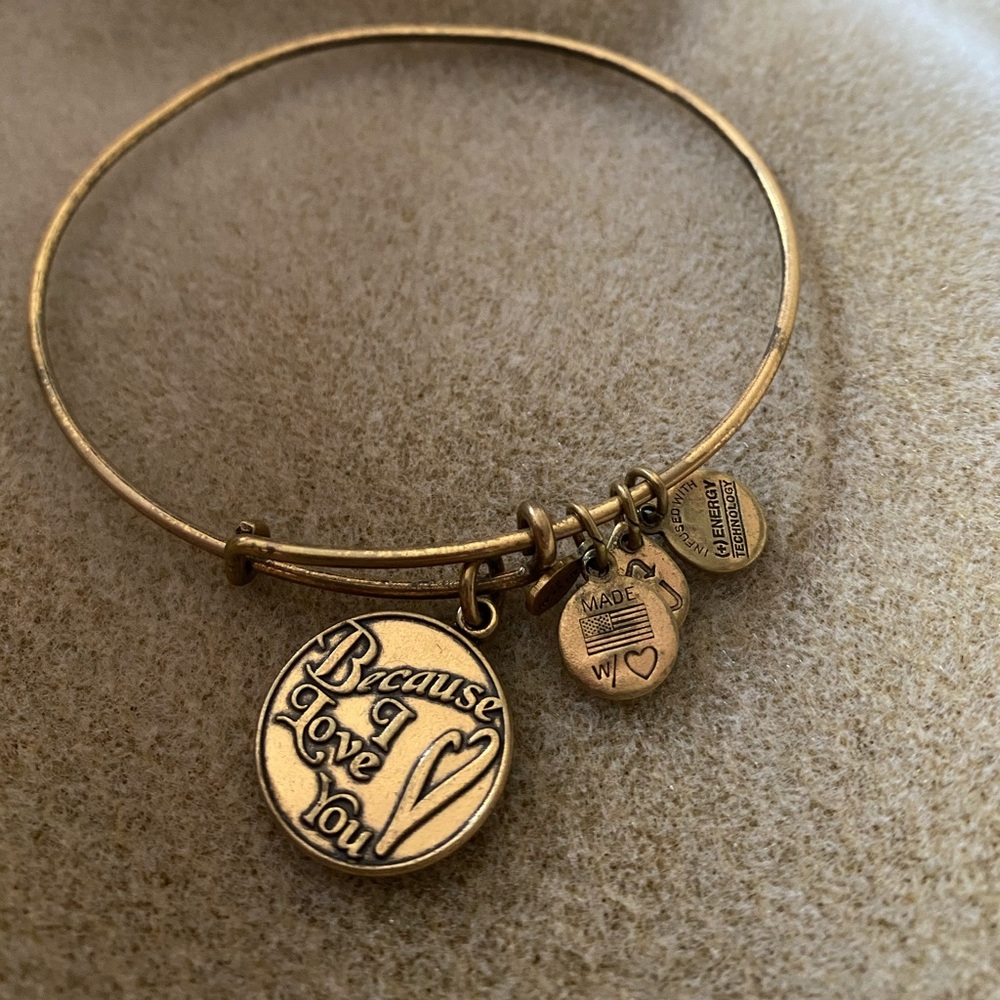 Alex and Ani Bracelet Gold Love Bracelet